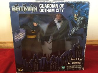 Batman Guardian Of Gotham City & Bruce Wayne Action Figure Hasbro 2000