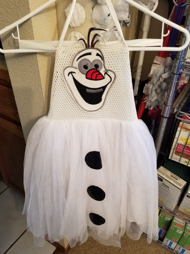 Olaf Little girls dress