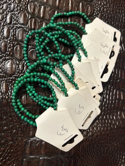 Malachite gemstone bracelet $3 each
