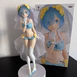 Rem Re-Zero wedding vear figure 