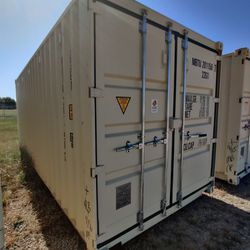 NEW 20ft Beige One Trip Shipping Containers For Sale 