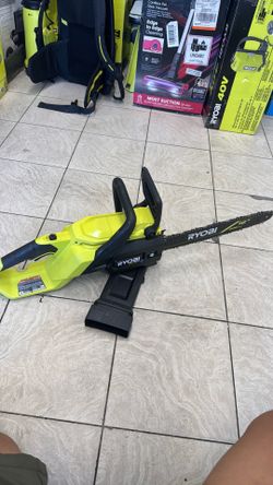 Ryobi 16 inch hp gas chainsaw with battery