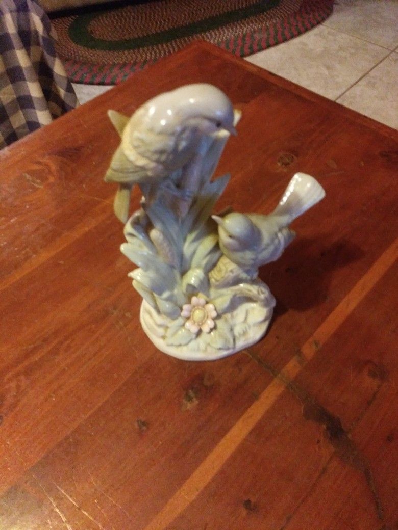 Pastel Birds Figurine