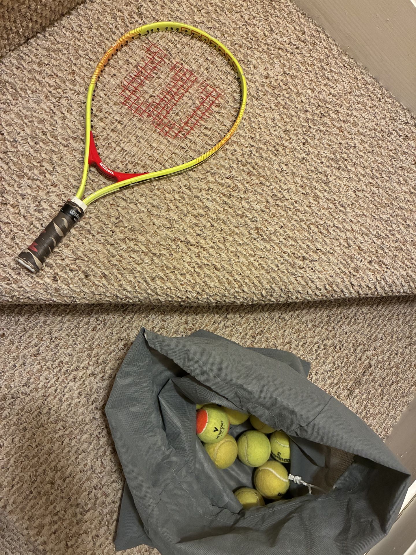 Tennis Racket And Balls For Sale Hit Me Up 10$