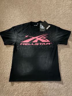 Hellstar Graphic T-Shirt Black Pink