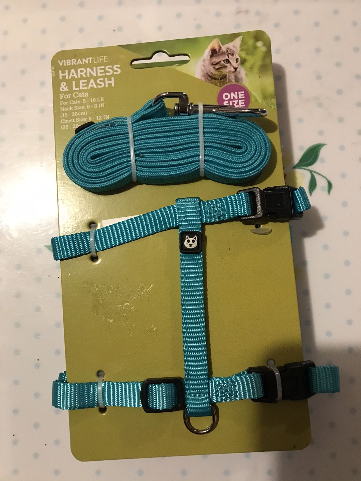 2 Cat Harness And Leash Sets