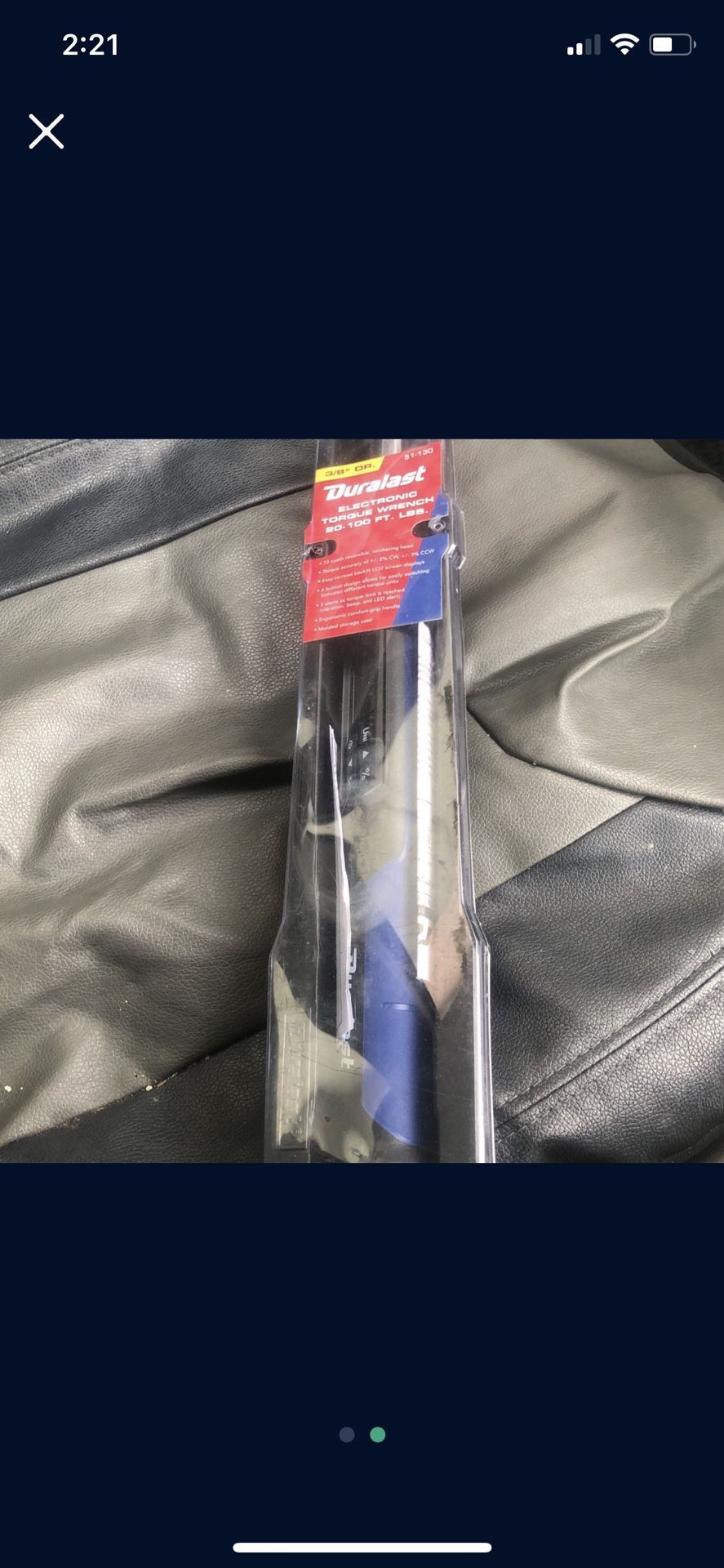 Duralast 3/8 Electronic Torque Wrench 20100 Ft Lbs for Sale in La Mesa