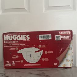 Huggies Little Snugglers Baby Diapers, Size 2  (12-18 lbs) 72 Count Disney Baby