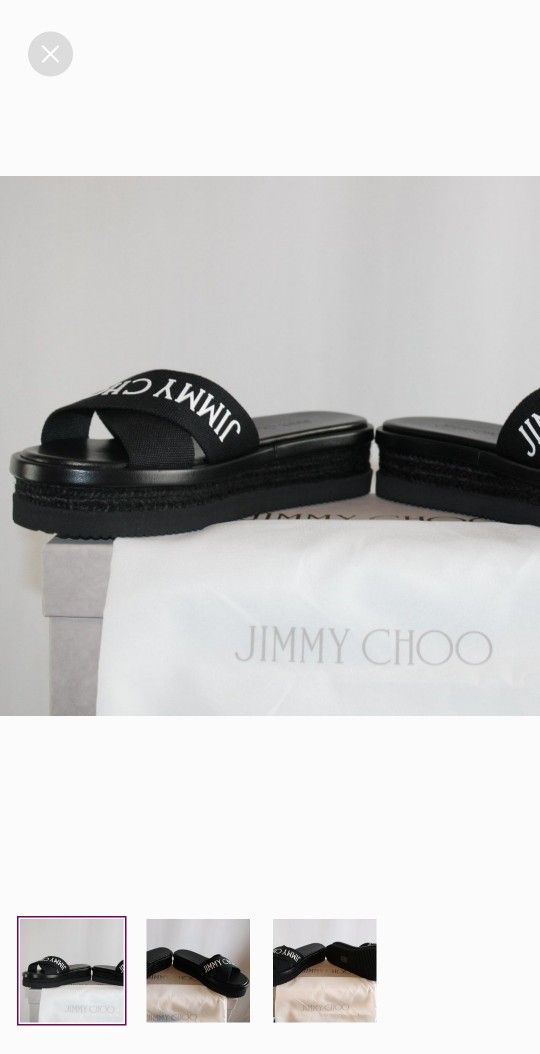 Jimmy Choo Black Flat