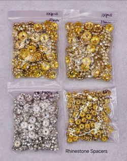 Mix of Rhinestone Spacers