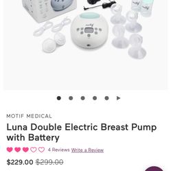 Motif Luna Breastpump& Motif Duo Double Electric Breastpump 