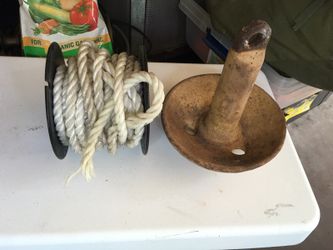 Rope and anchor