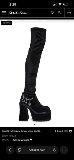Sugar Thrillz Sweet Intimacy Thigh High Boots