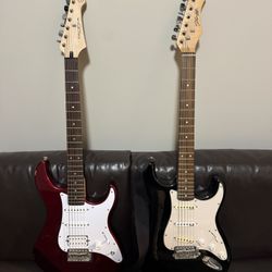 Yamaha Pacifica PAC012 And Vintage 90’s Stagg Stratocaster