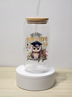 Graduation Glass Tumbler 