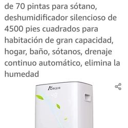 Airjgob Dehumidifier 