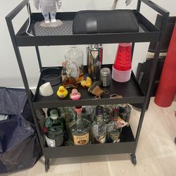 Bar Cart - Ikea Nissafors Bar Cart