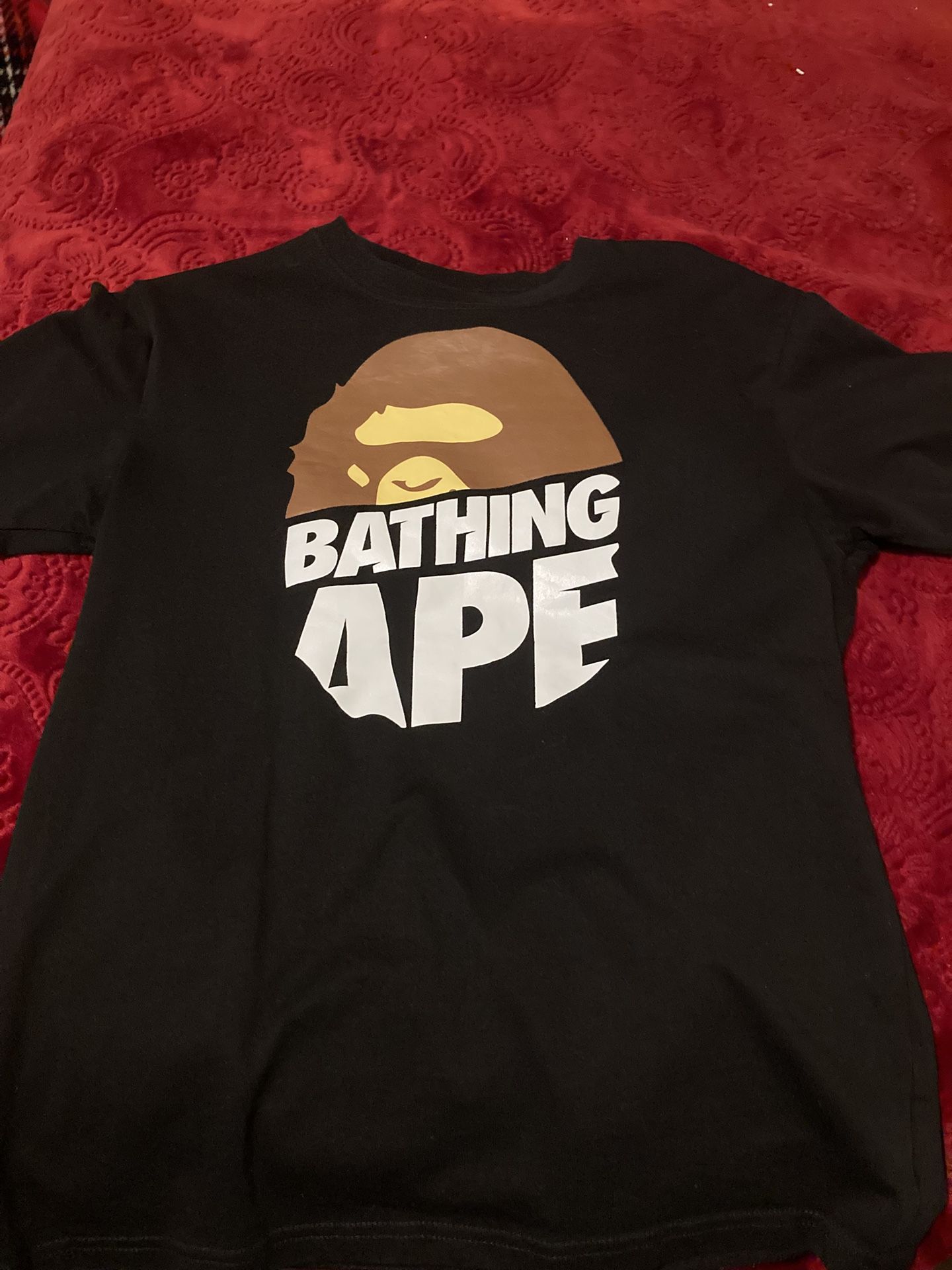 Bape Tee Brown ape head