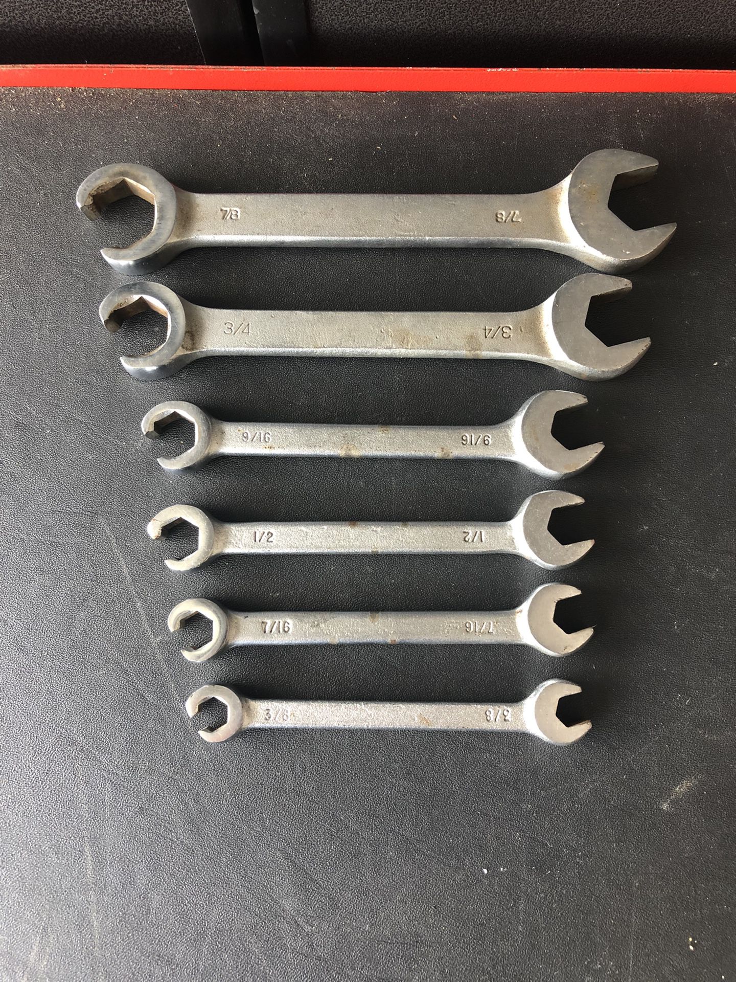 6pc Cornwell Flare Wrench Set