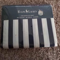 Vintage Ralph Lauren Queen Flat Sheet