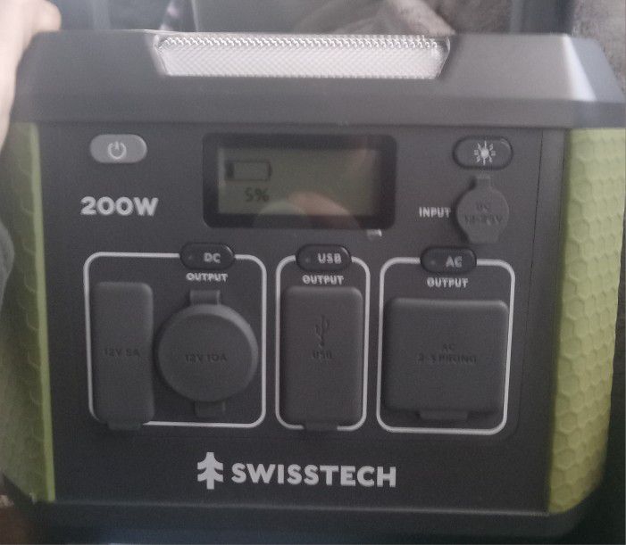 Swiss Tech 200W Portable Power Station 