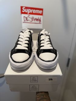 Maison Mihara Yasuhiro Peterson OG Sole Canvas Low Black