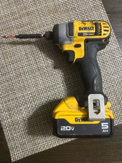 DeWalt 20V Max with 5Ah Battery