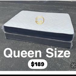 NEW Mattress Queen Size Regular With Box Spring // Offer  🚚