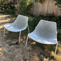 Pair Of Soleil By Emu Outdoor Lounge Chairs