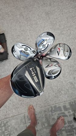 TaylorMade SIM MAX Driver, R7 Fairway Woods and SLDR Hybrids