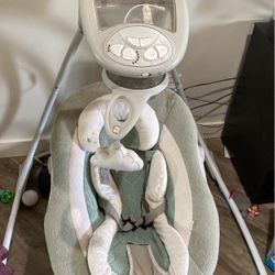 Ingenuity InLighten 2-in1 Baby Swing & Rocker