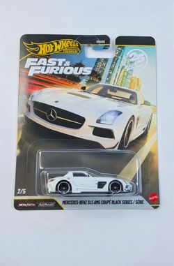 Hot Wheels  Fast & Furious  Mercedes Benz AMG SLS Black Series (White)