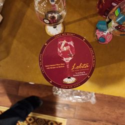 Lolita Hand Painted Wine Glasses