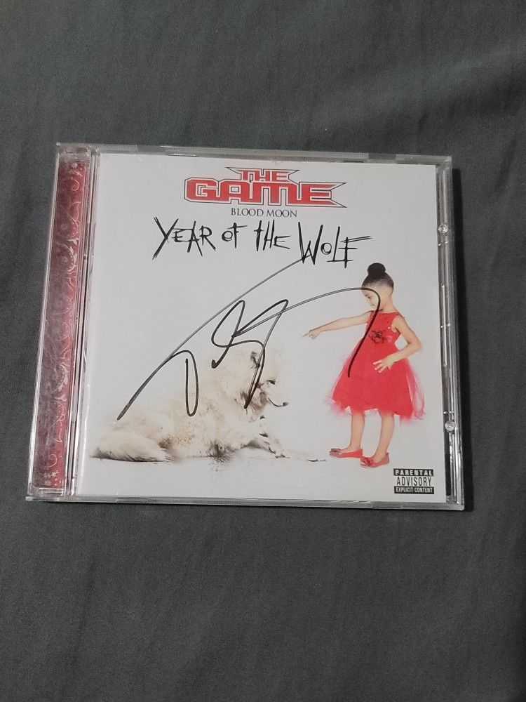 The Game Blood Moon Year of the Wolf Autographed CD