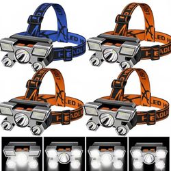 Flashlight on the Forehead Powerful Headlamp Led Rechargeable Mining Lamp High Power Led Flashlights