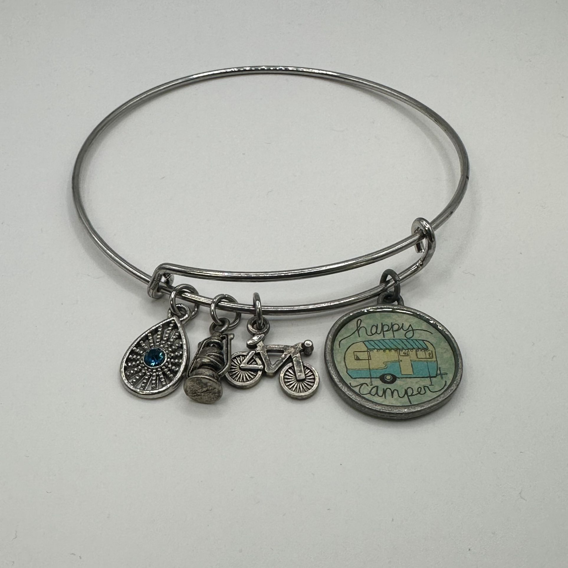 Happy Camper Bangle Bracelet