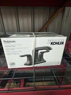Kohler rubicon 4” faucet