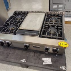 VIKING 36 INCH COOKTOP HIGH END