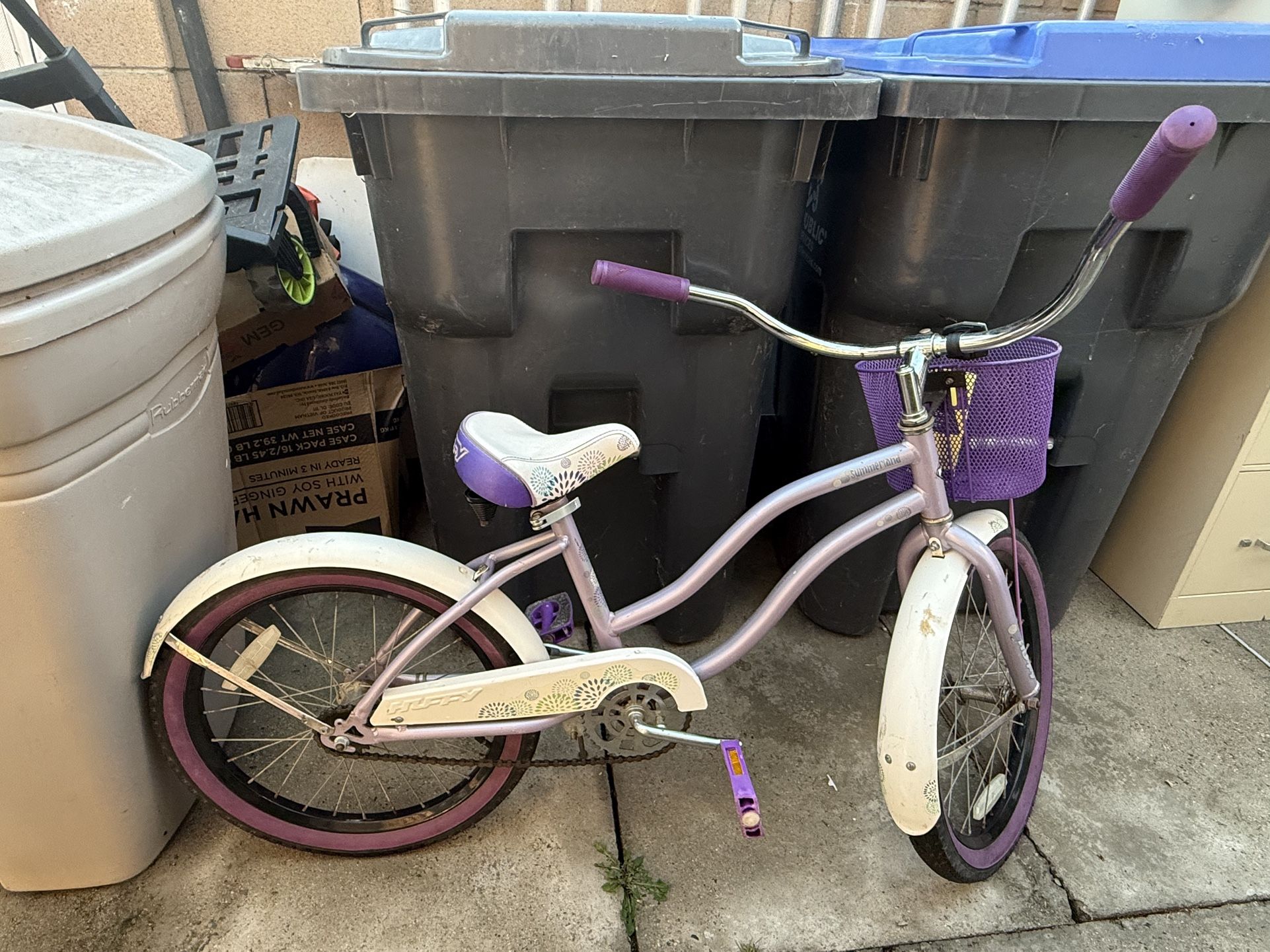 HUFFY 20" Girl's Beach Cruiser Bike