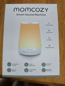 Momcozy Smart Baby Sound Machine with Night Light, White Noise Machine