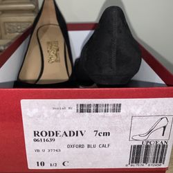 Black Salvatore Ferragamo Heels