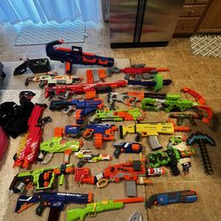 Lot/ bulk nerf guns