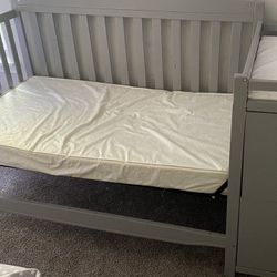 Baby Crib, Grey