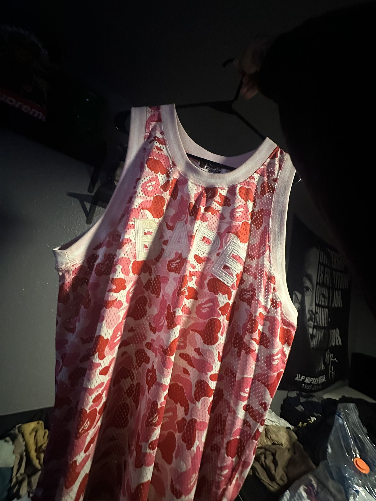 Pink ABC Camo Jersey Bape
