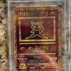 3 Ancient Mew Graded Cards