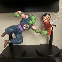 DB Demon King Piccolo And Kid Goku Figures