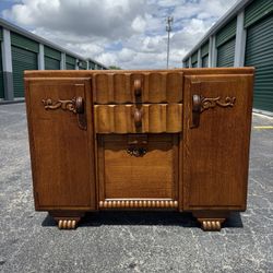 English Antique / Sideboard /  Buffet / Bar Cabinet .  
