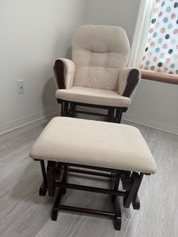 Nursing chair and stool
