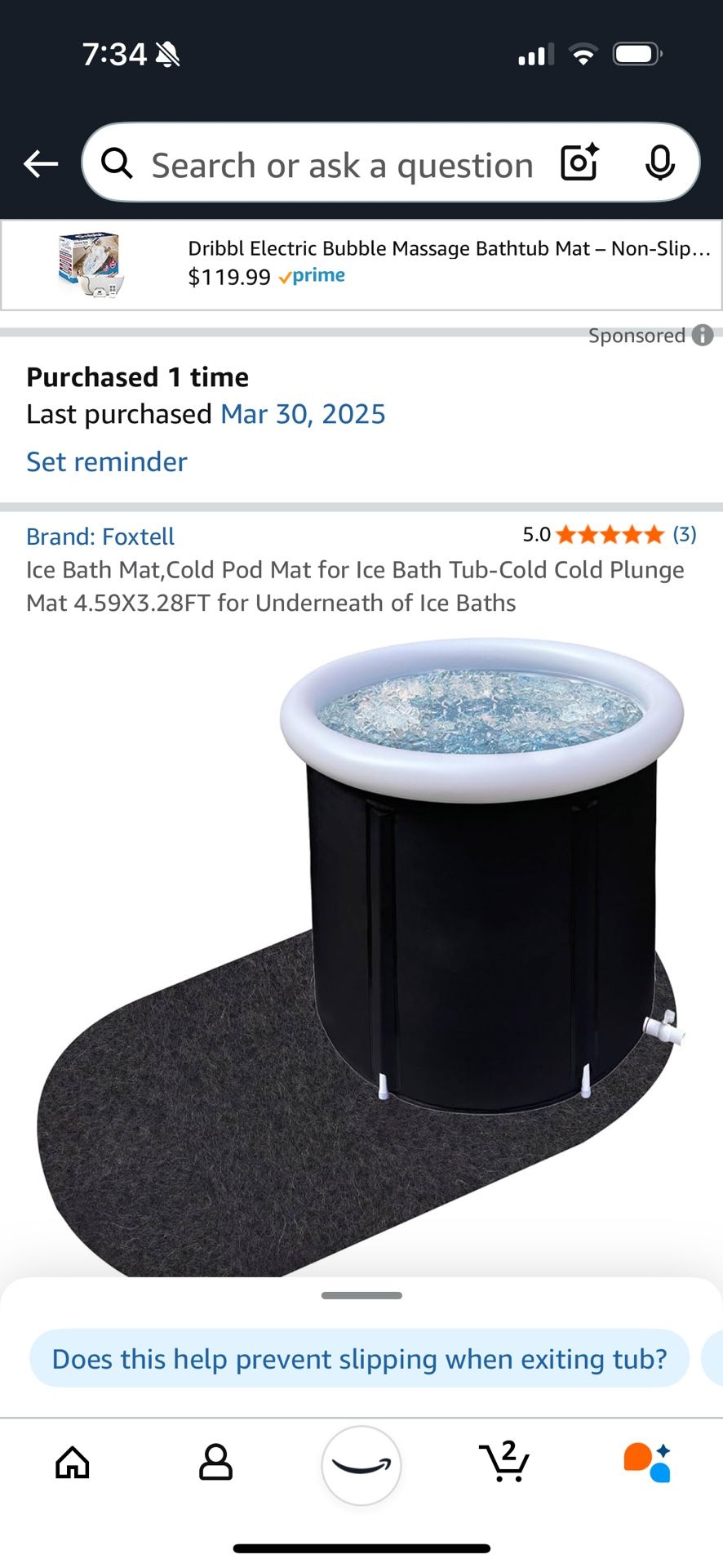 Hot/cold Plunge Set Up