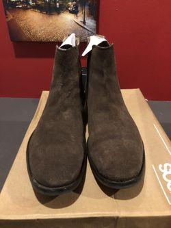 ASOS CHELSEA BOOTS SUEDE BROWN UK 10/US 11